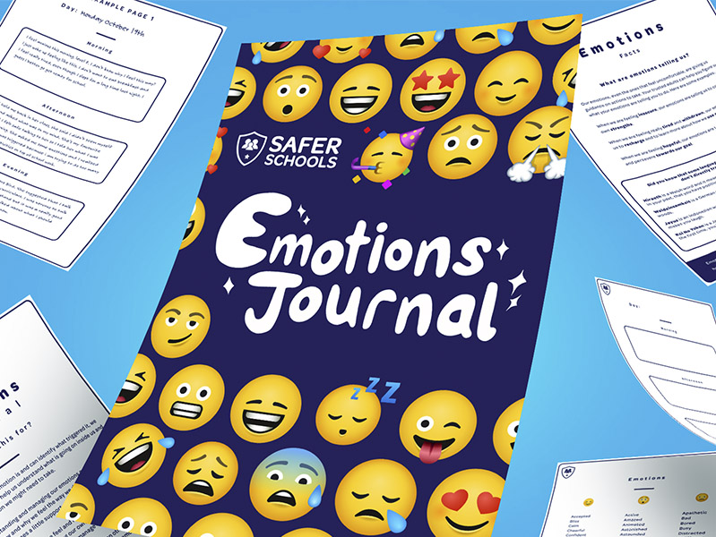 Emotions Journal Printable Empowering their emotions Safer Schools