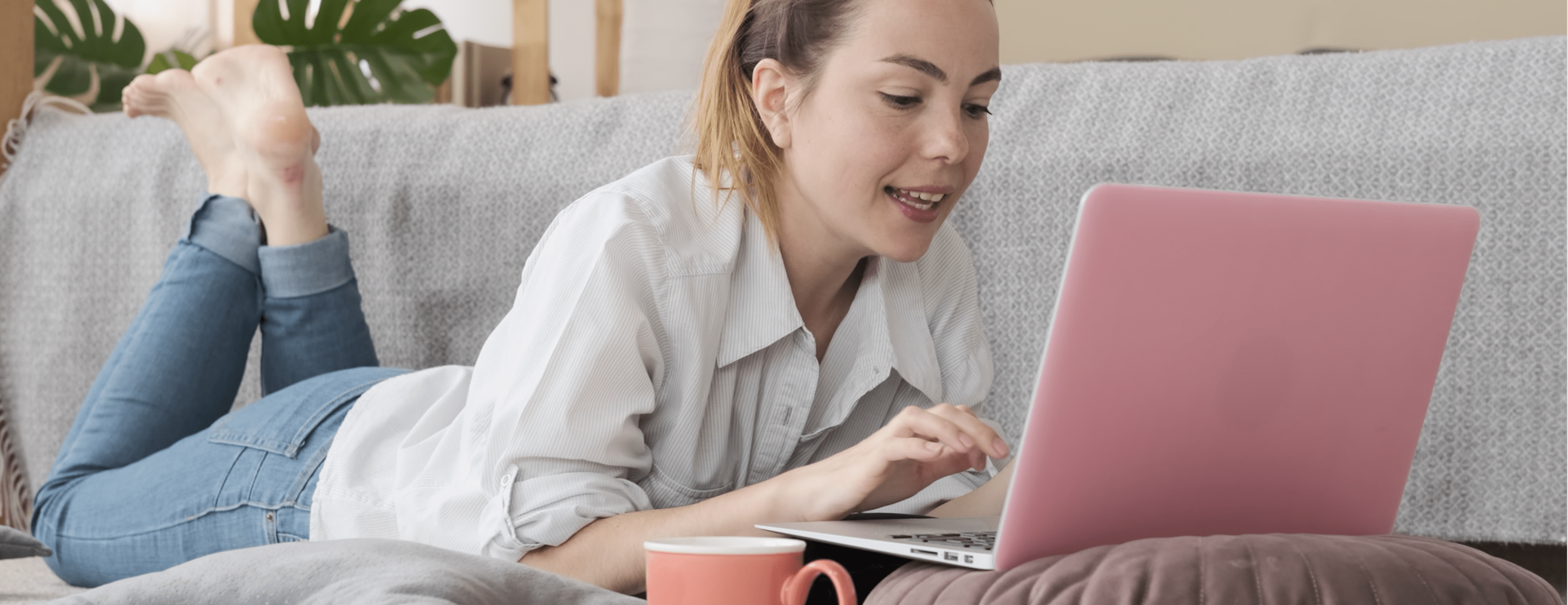 Image of girl on her laptop