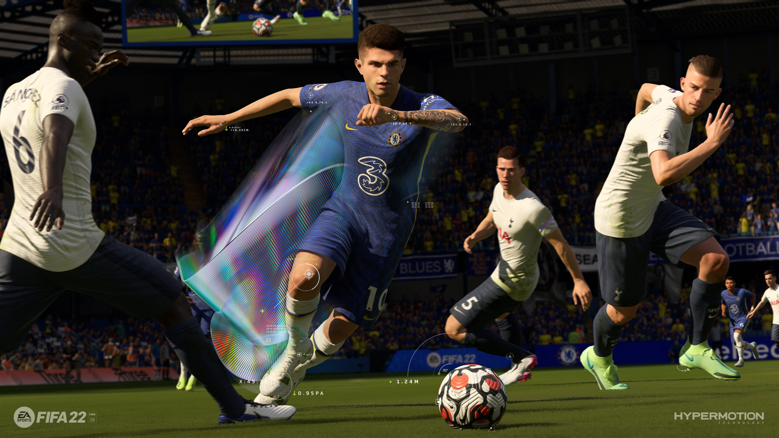 Screenshot of FIFA 22's Hypermotion Technology