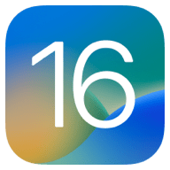 Apple iOS 16 logo