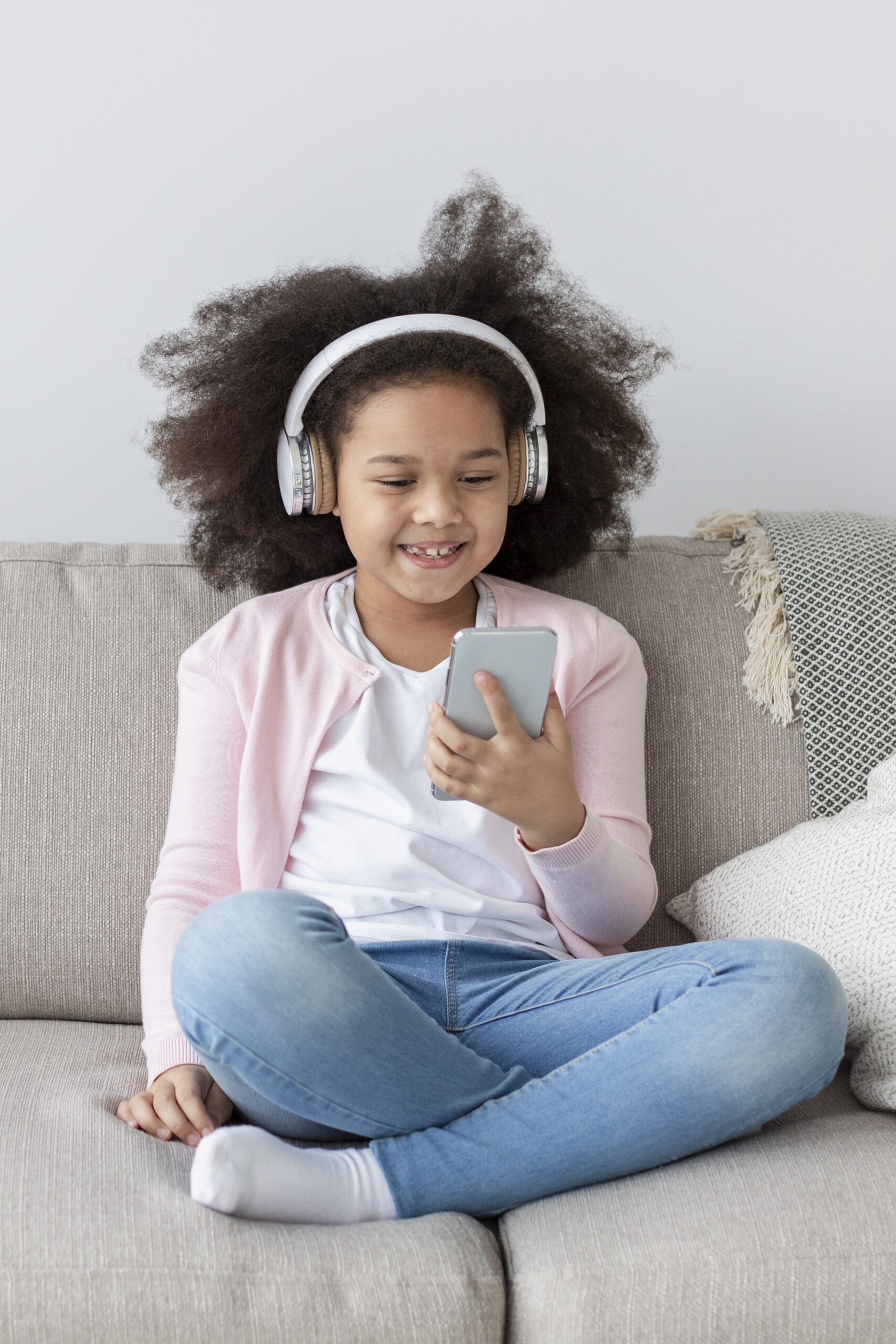 portrait-cute-girl-listening-music-home
